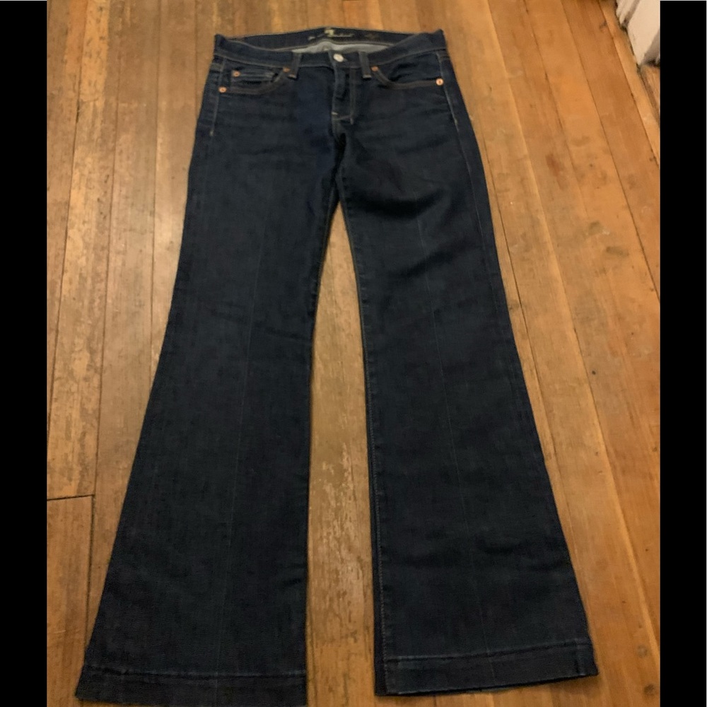 7 for all mankind dojo flare jeans
